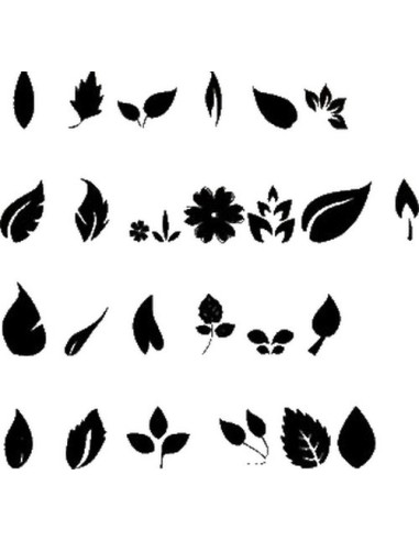 26 stickers COOKEO  FEUILLES*
