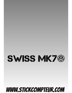 SWISS MK7 Simple STICKERS