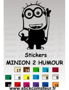 Stickers MINION 2 HUMOUR