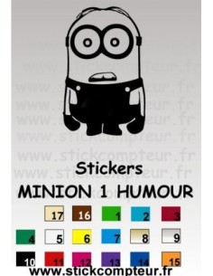 Stickers MINION 1 HUMOUR