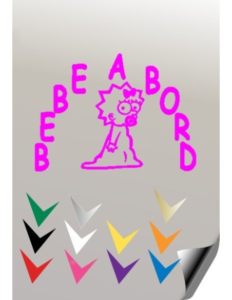 BEBE A BORD 2 Stickers *