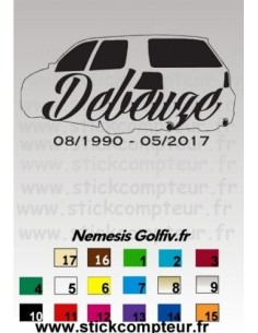 Stickers Nemesis Golfiv.fr *