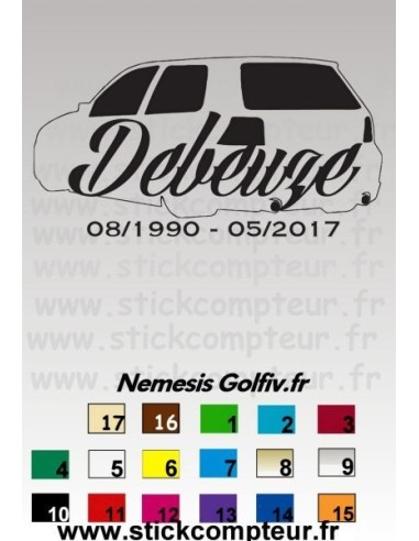 Stickers Nemesis Golfiv.fr *
