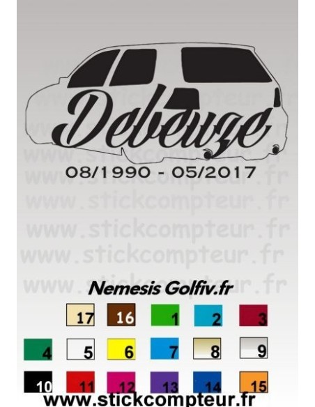 Stickers Nemesis Golfiv.fr *