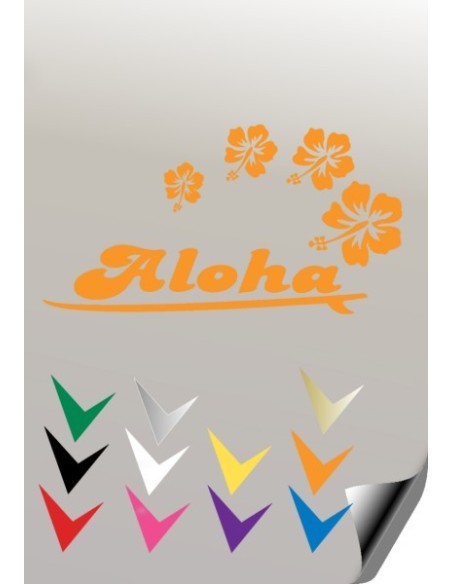 Autocollant ALOHA 1