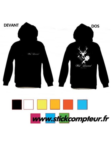 SWEAT-SHIRT NOIR West Lowered