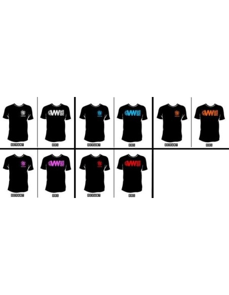 TEE-SHIRT NOIR col rond manches courtes VW GRENOBLE