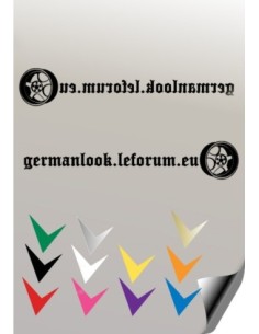 GERMAN LOOK autocollant Stickers *
