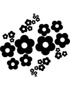 30 stickers COOKEO ET THERMOMIX FLEURS*
