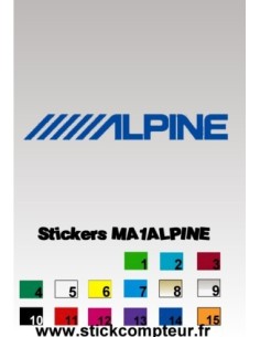 Stickers MA1ALPINE