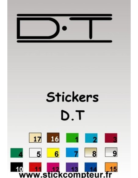 1 stickers DT