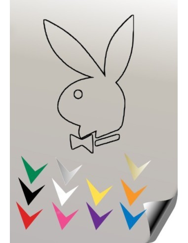 Autocollant lapin PLAYBOY 10