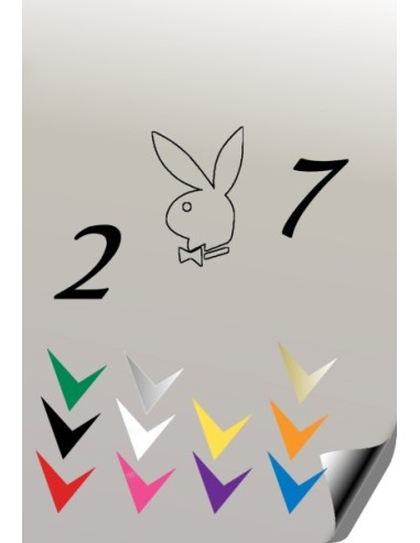 Autocollant 207 PLAYBOY 4