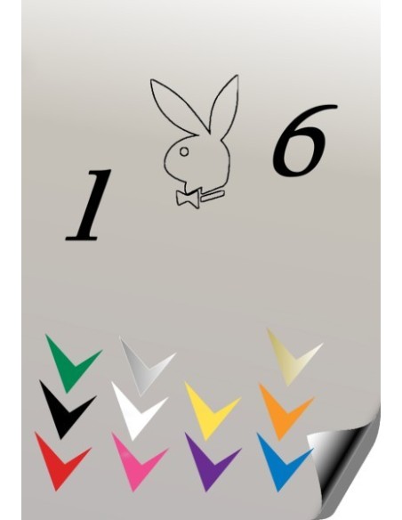Autocollant 106 PLAYBOY 1