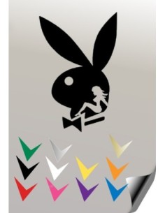 Autocollant lapin PLAYBOY 9
