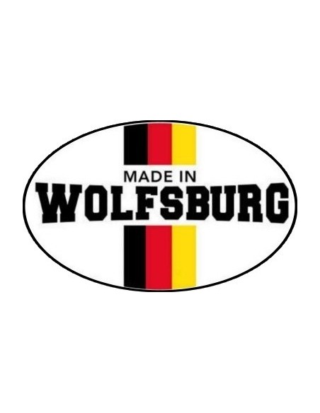 VW MADE IN WOLFSBURG Stickers  1*