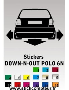 1 stickers Down-n-out POLO 6N