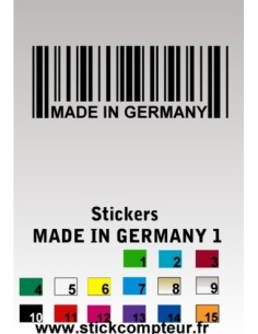 Stickers made in germany 1