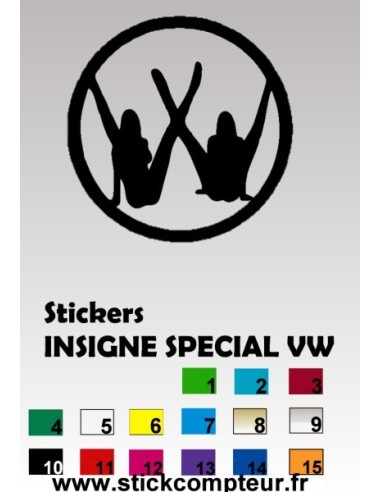 1 Stickers INSIGNE SPECIAL VW