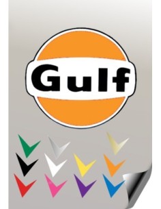 1 stickers autocollant GULF VW