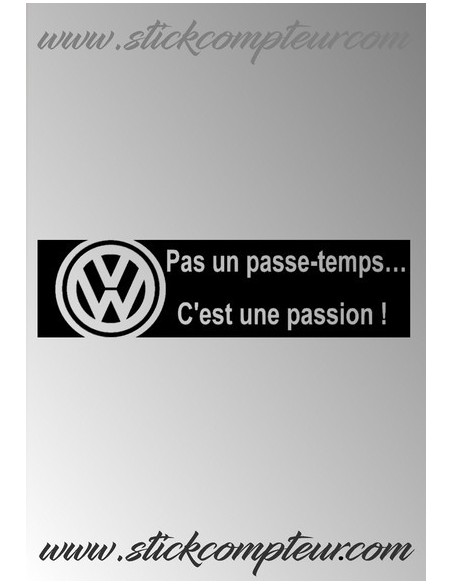 PASSE TEMPS PASSION VW stickers