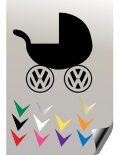 1 stickers autocollant LANDAU VW