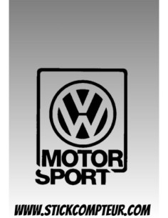MOTOR SPORT VW VOLKSWAGEN STICKERS