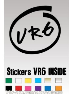 Stickers VR6 INSIDE