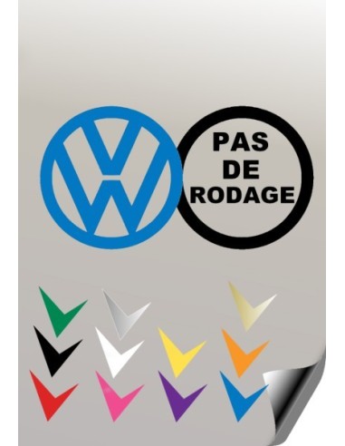 Autocollant PAS DE RODAGE