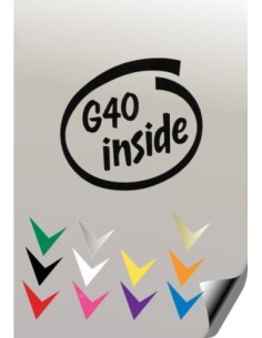 Autocollant INSIDE G40 VW