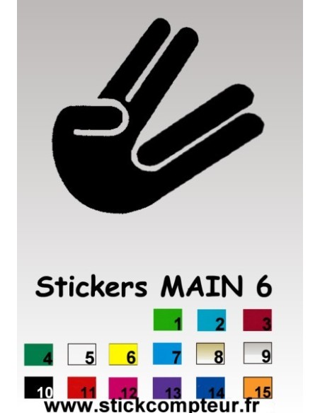 Stickers MAIN 6 VW