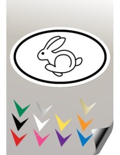 Autocollant EMBLEME RABBIT VW