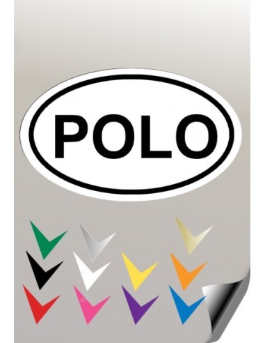 Autocollant EMBLEME POLO VW