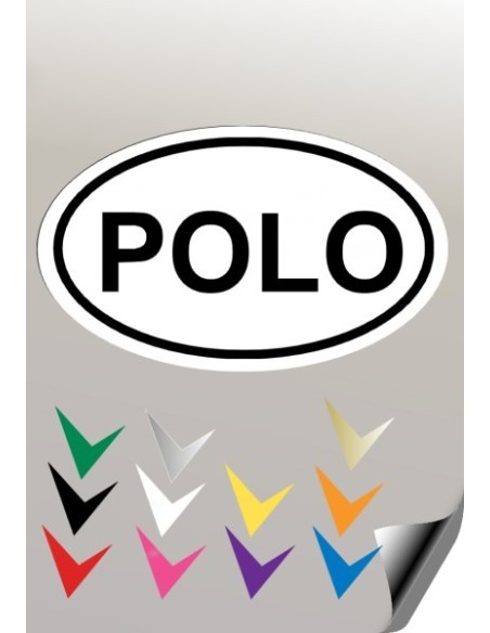 Autocollant EMBLEME POLO VW