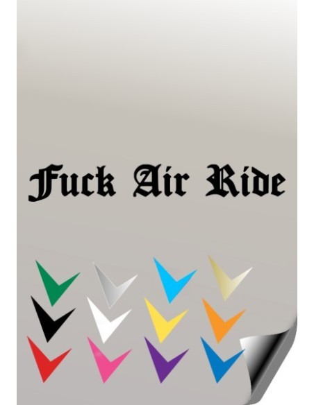 Autocollant Fuck Air Ride