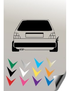 Autocollant 2 VW GOLF 2