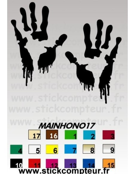 Stickers MAINHONO17