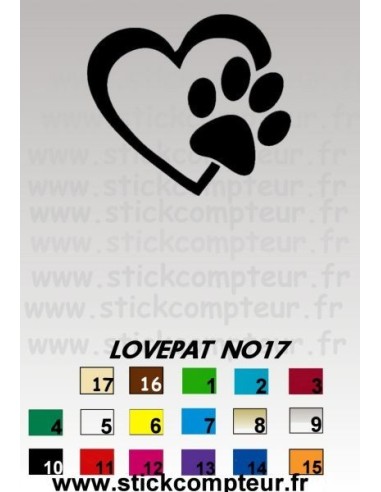 Stickers LOVEPAT NO17