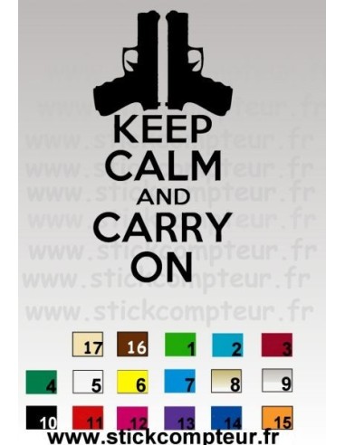 KEEP CALMNO17