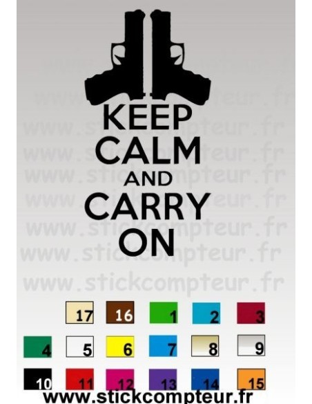 KEEP CALMNO17