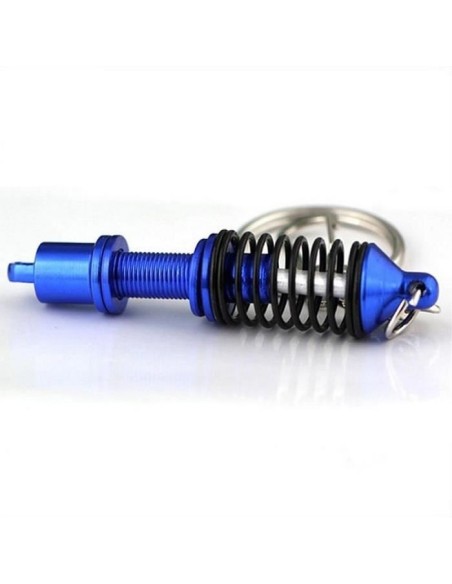 PORTE CLEF AMORTISSEUR BLEU