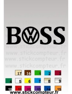 STICKERS BOSS VW