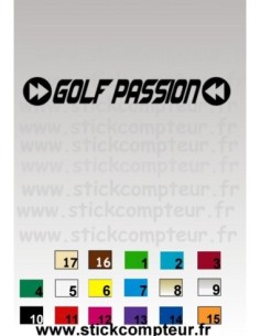 Stickers GOLF PASSION