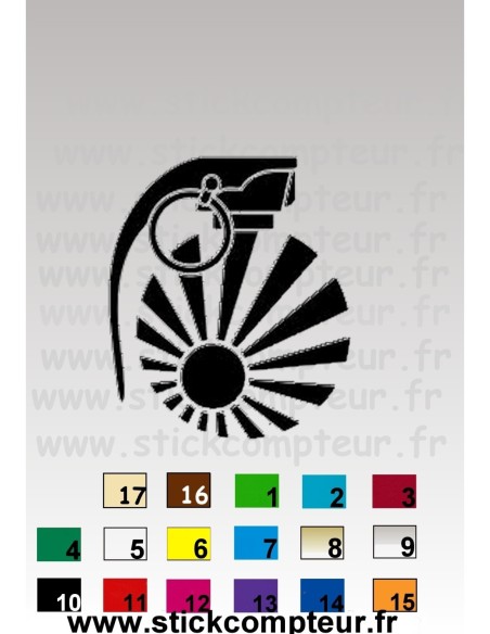 STICKERS JDM BOM DRAP