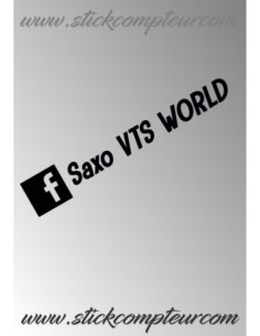 STICKERS SAXO VTS WORLD Facebook