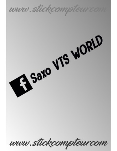STICKERS SAXO VTS WORLD Facebook