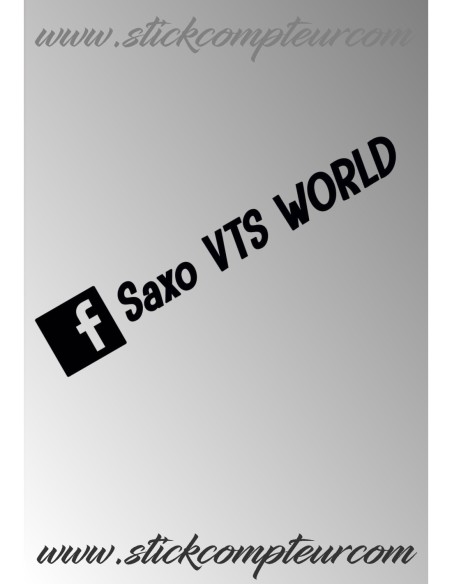 STICKERS SAXO VTS WORLD Facebook