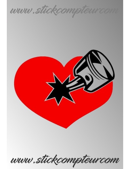 Stickers COEUR JDM 1