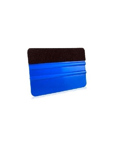 Raclette plastique feutrine pour pose stickers et covering