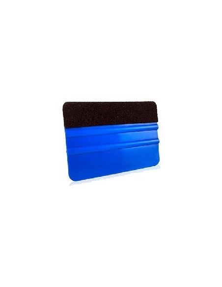 Raclette plastique feutrine pour pose stickers et covering